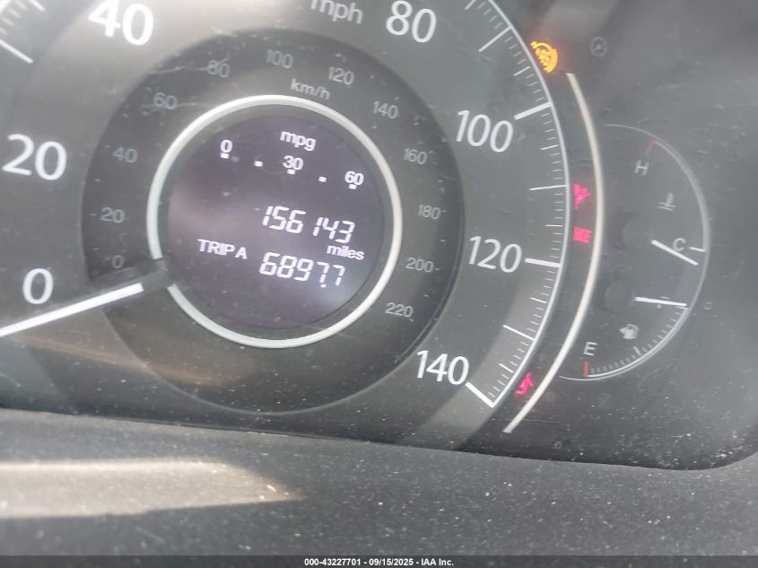 2016 Honda Cr-V Ex-L VIN: 2HKRM3H7ZGH535827 Lot: 43227701