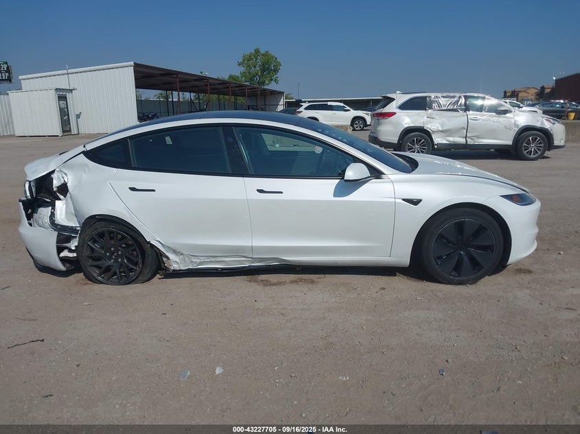 2024 Tesla Model 3 VIN: 5YJ3E1EA3RF833716 Lot: 43227705