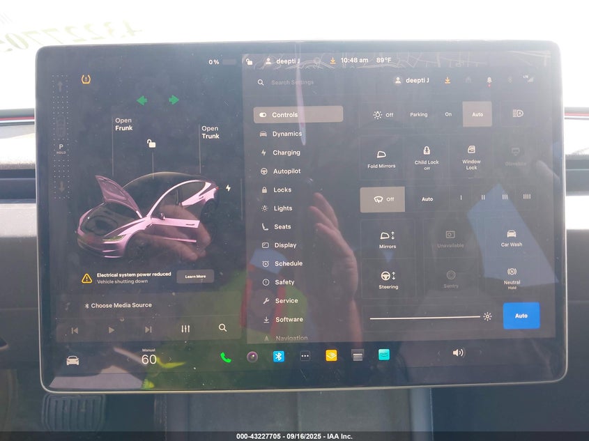 2024 Tesla Model 3 VIN: 5YJ3E1EA3RF833716 Lot: 43227705