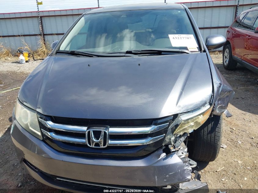 2016 Honda Odyssey Ex-L VIN: 5FNRL5H67GB013604 Lot: 43227707