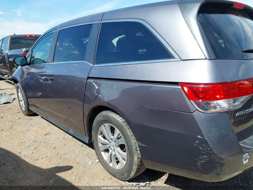 2016 Honda Odyssey Ex-L VIN: 5FNRL5H67GB013604 Lot: 43227707