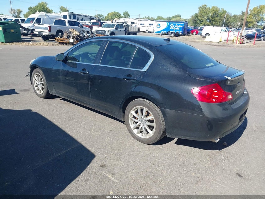 2007 Infiniti G35X black sedan gasoline JNKBV61F47M813634 photo #4
