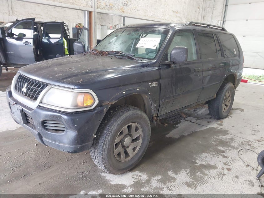 2003 Mitsubishi Montero Sport Xls blue other gasoline JA4MT31R53J601744 photo #3