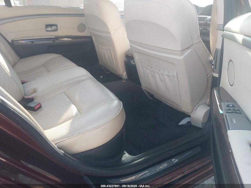 2008 BMW 750Li VIN: WBAHN83568DT77847 Lot: 43227891