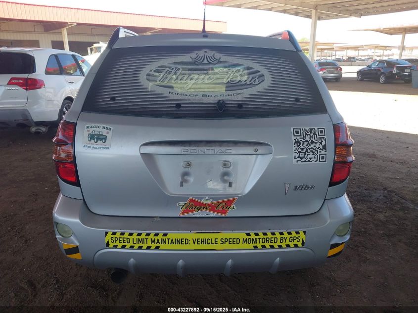 2005 Pontiac Vibe VIN: 5Y2SL63835Z418415 Lot: 43227892