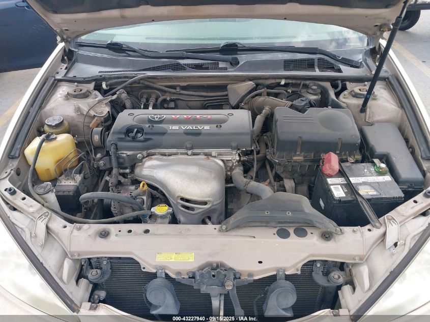 2003 Toyota Camry Le VIN: JTDBE32K630224405 Lot: 43227940