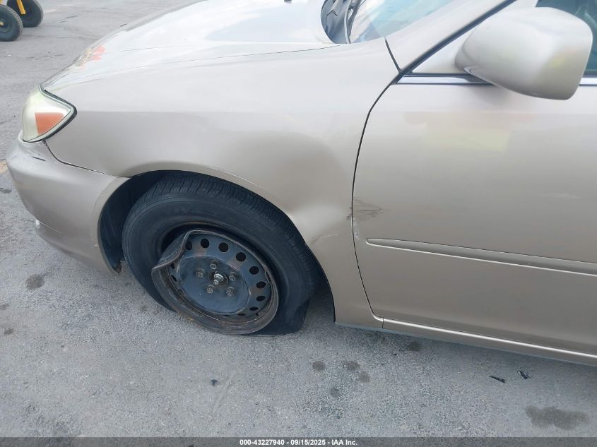 2003 Toyota Camry Le VIN: JTDBE32K630224405 Lot: 43227940