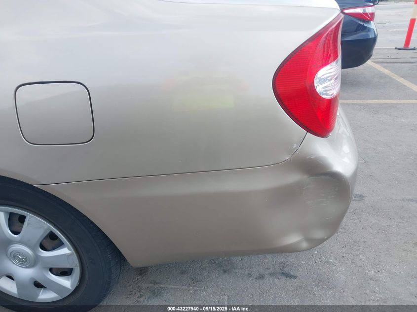 2003 Toyota Camry Le VIN: JTDBE32K630224405 Lot: 43227940