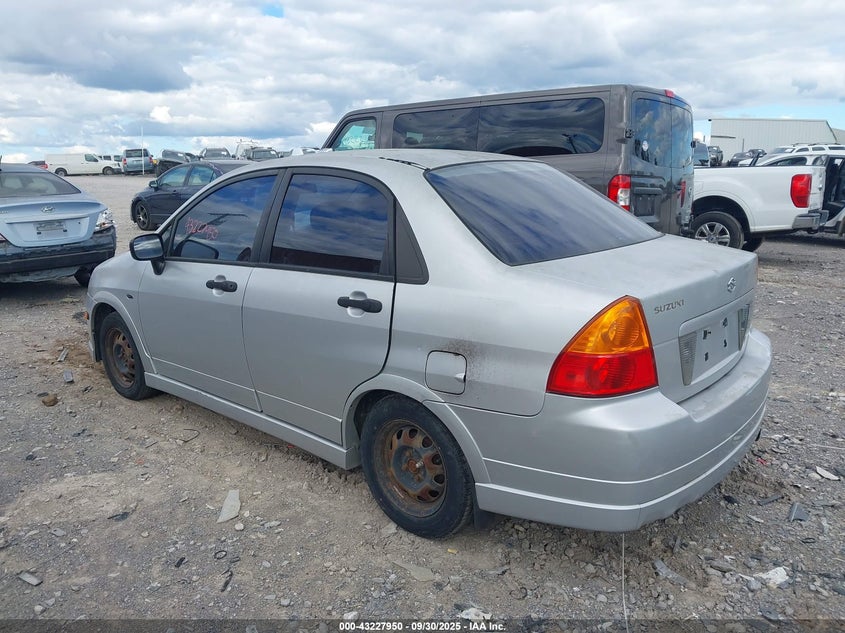 2003 Suzuki Aerio Gs/S VIN: JS2RA41S235156727 Lot: 43227950