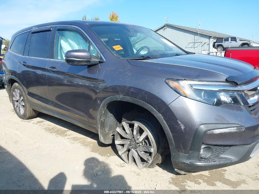 2020 Honda Pilot Awd Ex-L VIN: 5FNYF6H50LB027614 Lot: 43227981