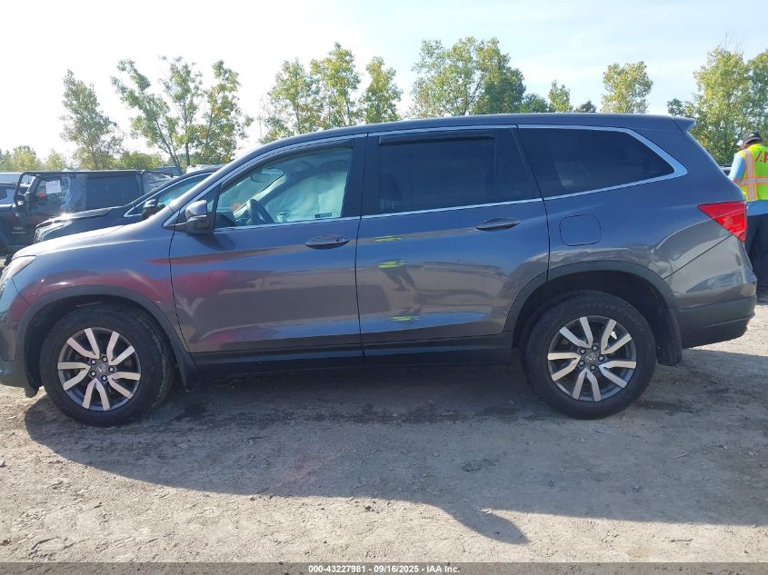 2020 Honda Pilot Awd Ex-L VIN: 5FNYF6H50LB027614 Lot: 43227981