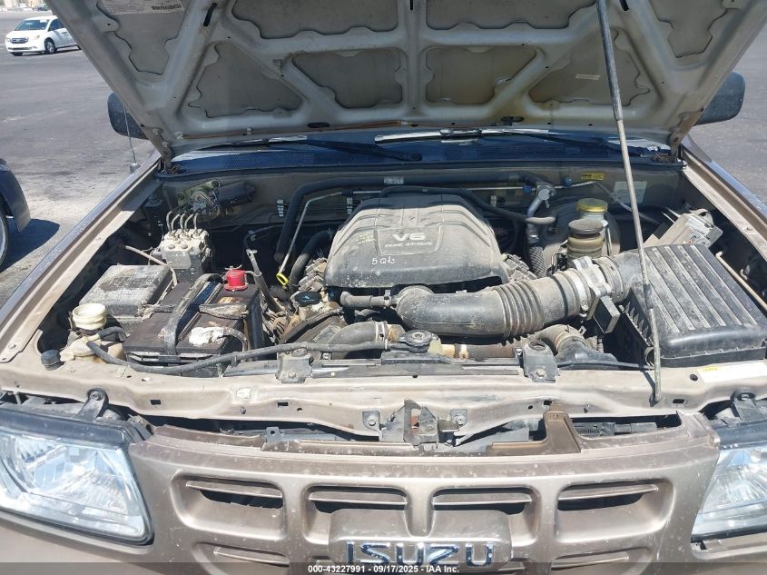 2002 Isuzu Rodeo Ls 3.2L V6/Lse 3.2L V6/S 3.2L V6 VIN: 4S2CK58W324310608 Lot: 43227991