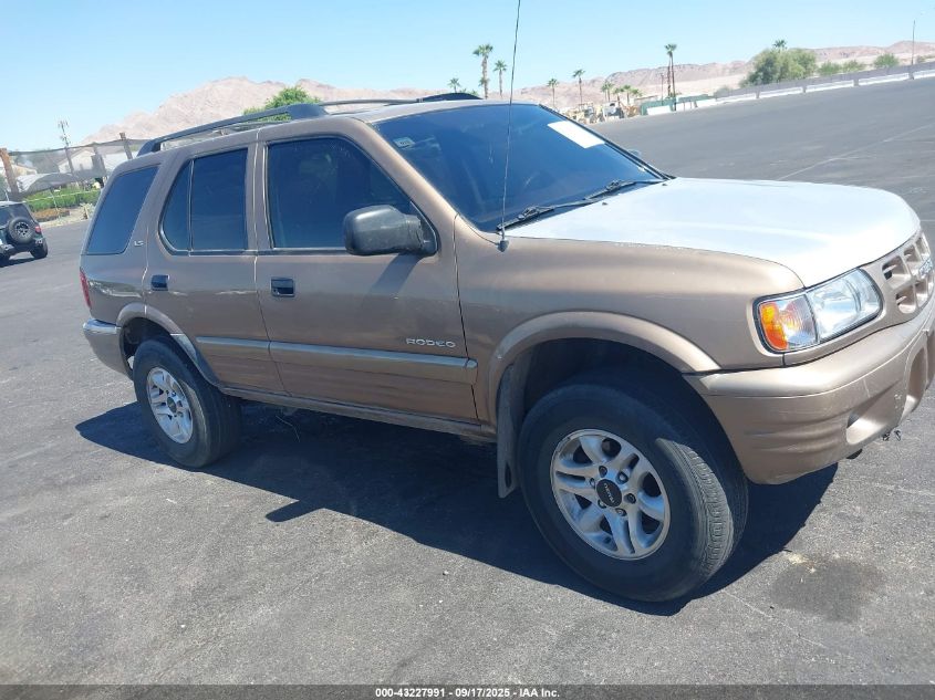 2002 Isuzu Rodeo Ls 3.2L V6/Lse 3.2L V6/S 3.2L V6 VIN: 4S2CK58W324310608 Lot: 43227991