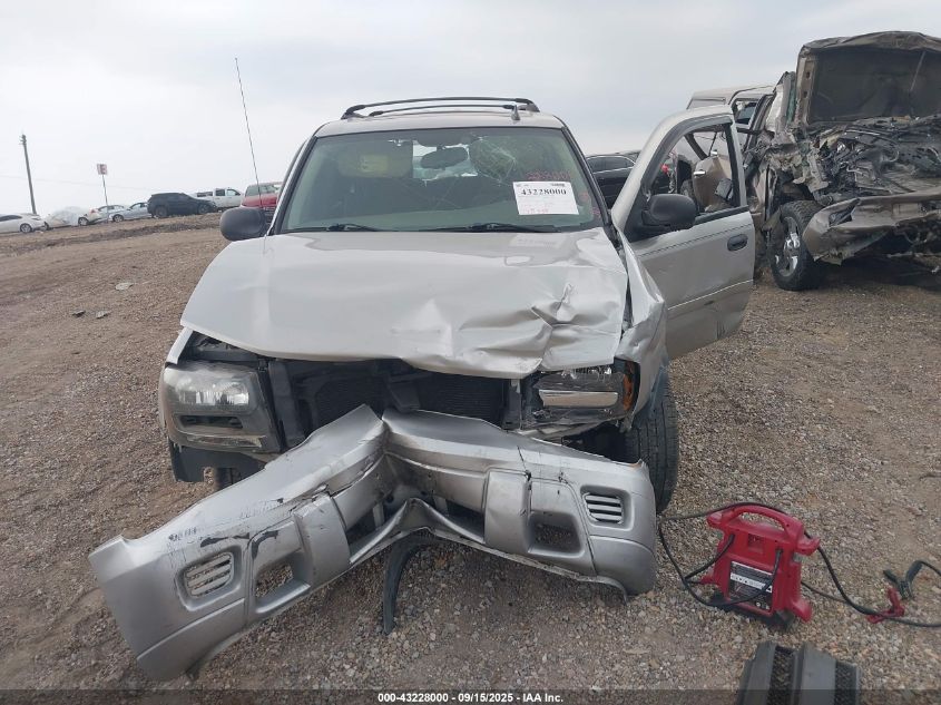 2007 Chevrolet Trailblazer Ls VIN: 1GNDS13S472138631 Lot: 43228000