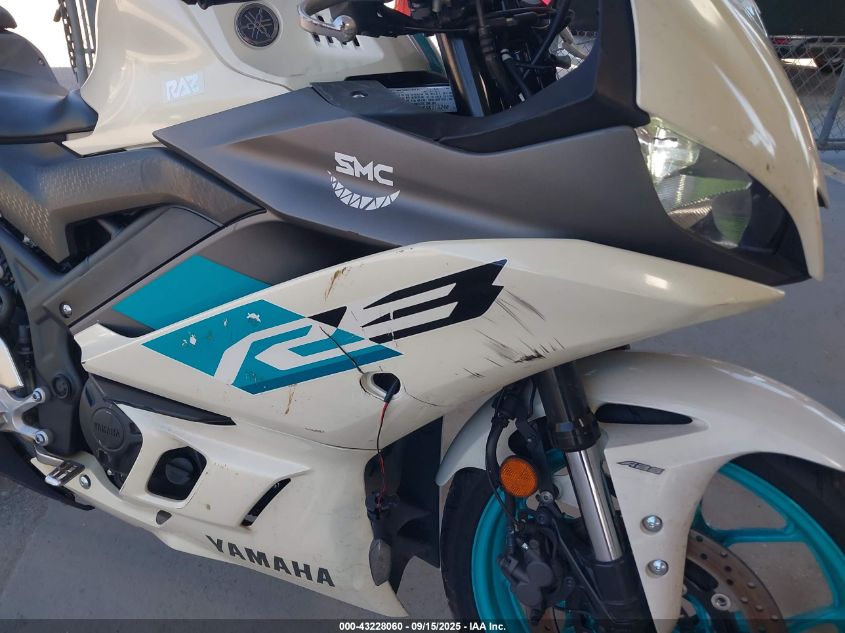 2024 Yamaha Yzfr3 A VIN: MH3RH18Y6RK015248 Lot: 43228060