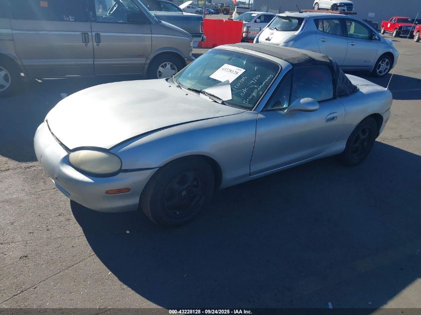 JM1NB3531X0120386 MAZDA MX-5 MIATA 1999 SILVER Photo 2