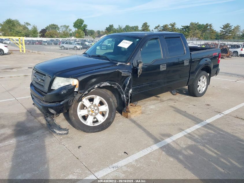 2006 Ford F-150 Fx4/Lariat/Xlt black truck gasoline 1FTPW14536KB83920 photo #3