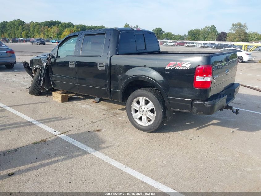 2006 Ford F-150 Fx4/Lariat/Xlt black truck gasoline 1FTPW14536KB83920 photo #4