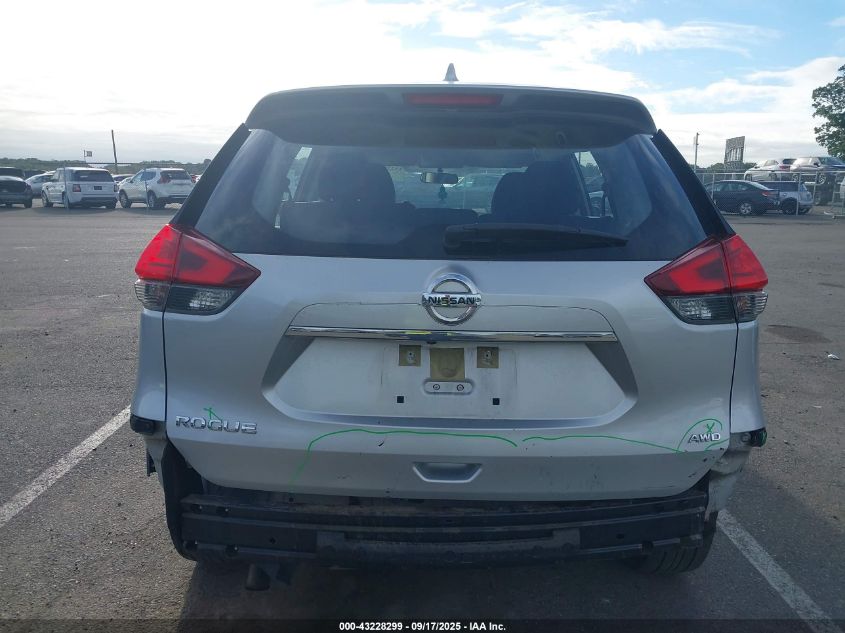 2017 Nissan Rogue S VIN: JN8AT2MV9HW258091 Lot: 43228299