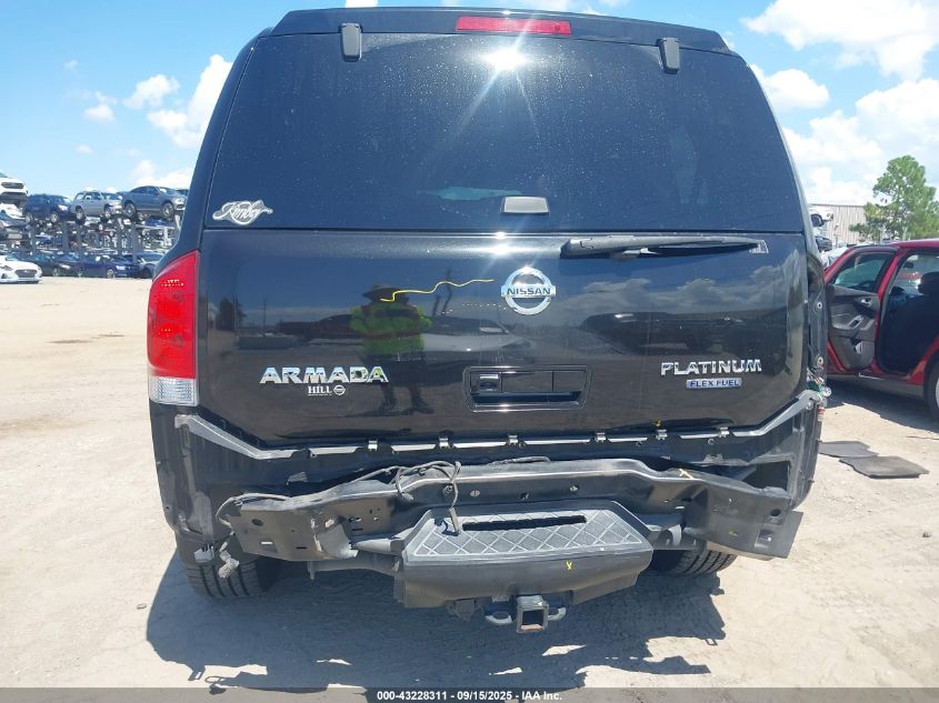 2011 Nissan Armada Platinum VIN: 5N1BA0NFXBN615644 Lot: 43228311