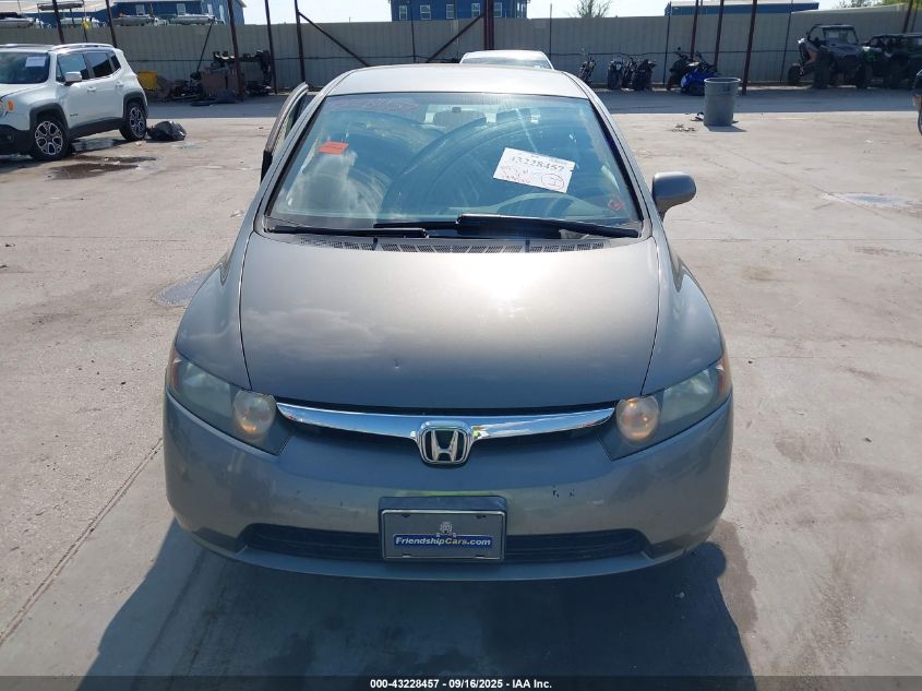 2007 Honda Civic Lx VIN: 1HGFA16547L052483 Lot: 43228457