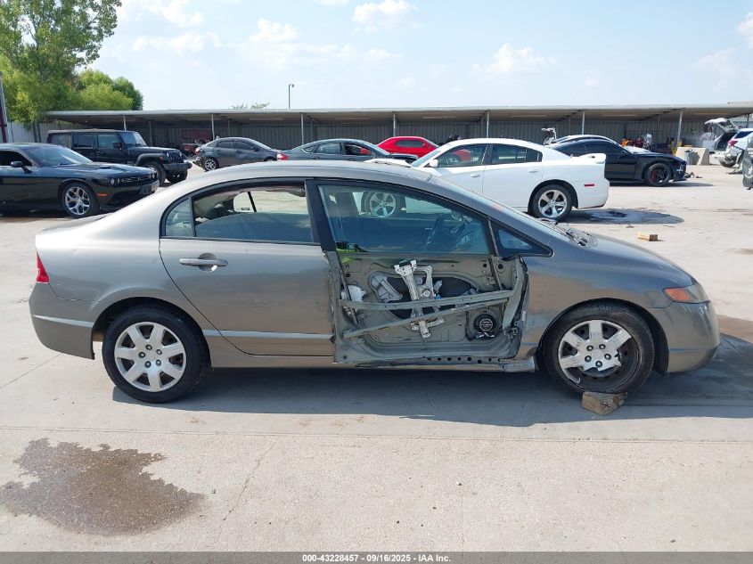 2007 Honda Civic Lx VIN: 1HGFA16547L052483 Lot: 43228457