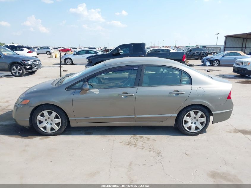 2007 Honda Civic Lx VIN: 1HGFA16547L052483 Lot: 43228457