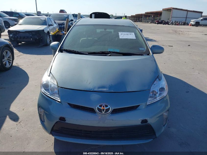 2014 Toyota Prius Three VIN: JTDKN3DU4E1860669 Lot: 43228543