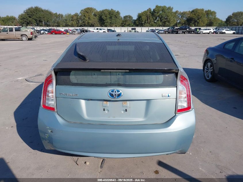 2014 Toyota Prius Three VIN: JTDKN3DU4E1860669 Lot: 43228543