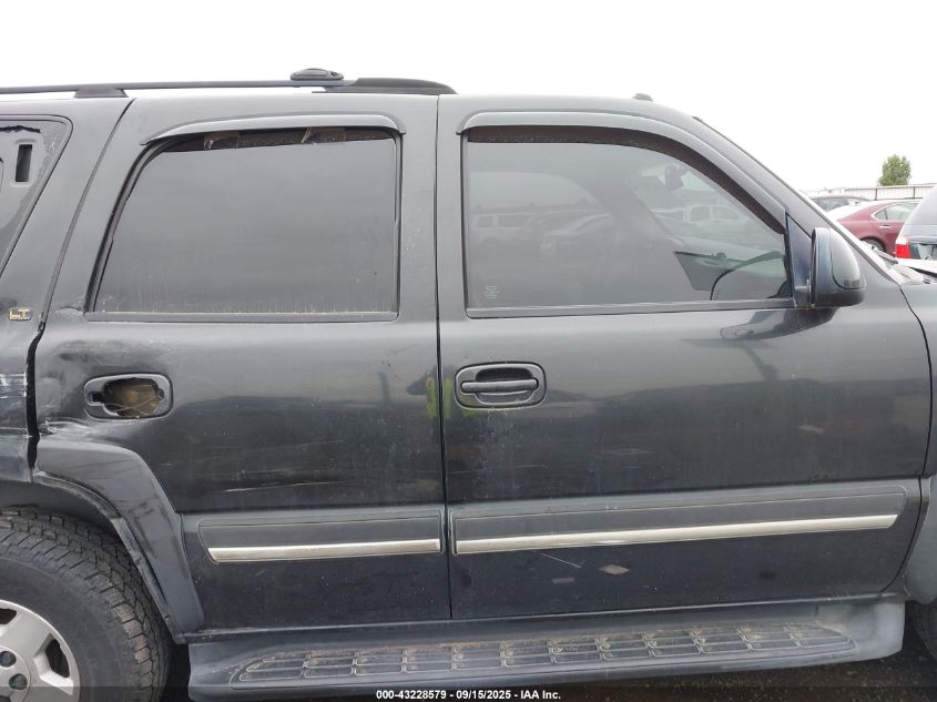 2005 Chevrolet Tahoe Lt VIN: 1GNEK13T85R199417 Lot: 43228579