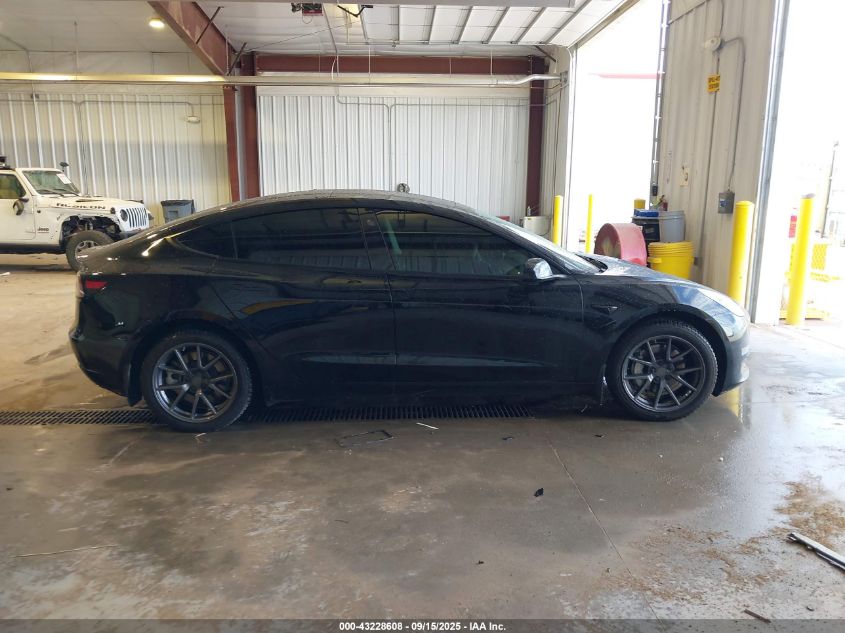 2021 Tesla Model 3 Long Range Dual Motor All-Wheel Drive VIN: 5YJ3E1EB9MF090545 Lot: 43228608