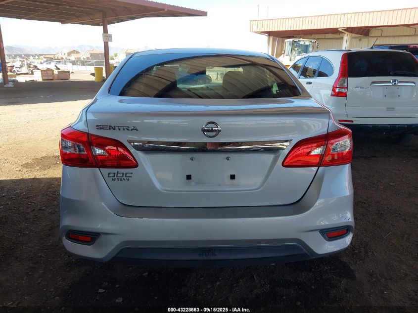 2017 Nissan Sentra S VIN: 3N1AB7AP4HY265222 Lot: 43228663