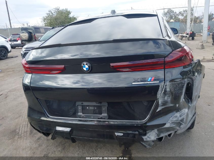 2025 BMW X6 M VIN: 5YM23ET07S9Y53106 Lot: 43228745