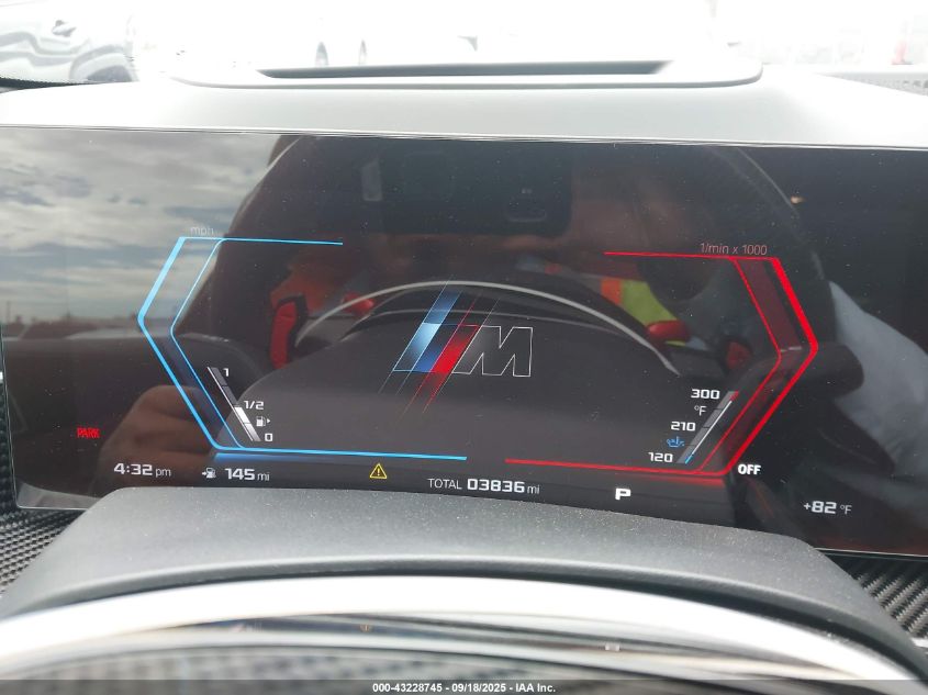 2025 BMW X6 M VIN: 5YM23ET07S9Y53106 Lot: 43228745