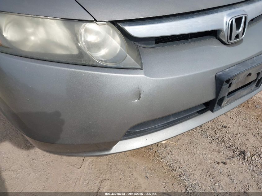 2007 Honda Civic Lx VIN: 1HGFA16507L134369 Lot: 43228753