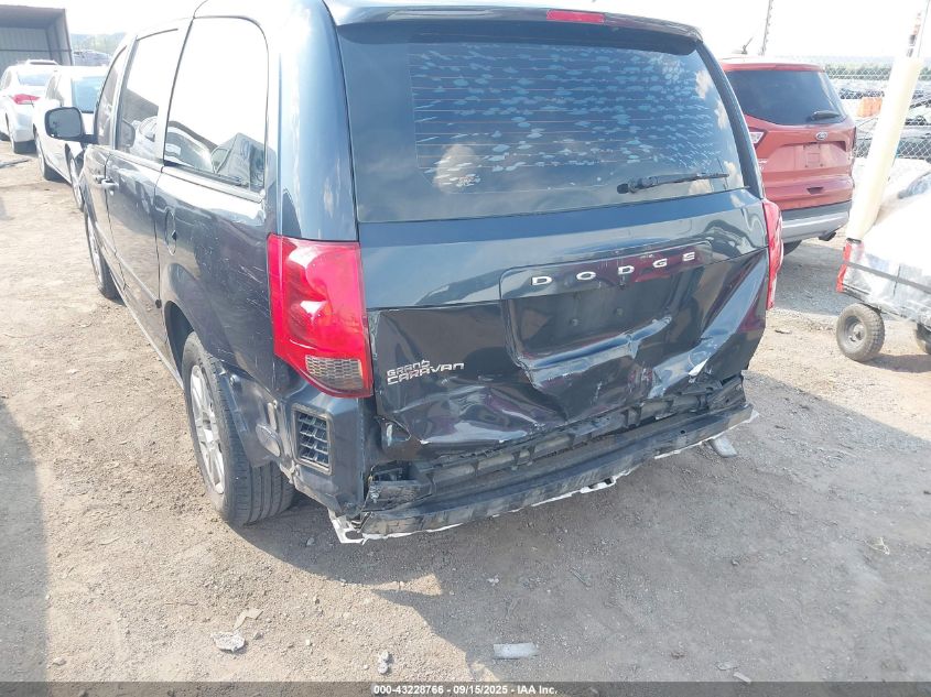 2013 Dodge Grand Caravan American Value Pkg VIN: 2C4RDGBG8DR660491 Lot: 43228766