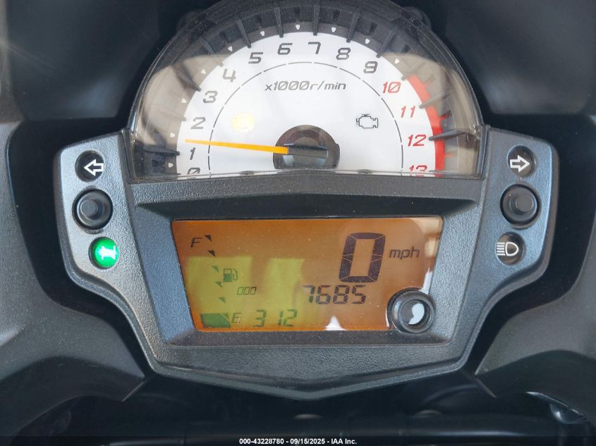 2016 Kawasaki Kle650 F/Lt VIN: JKALEEF14GDA09439 Lot: 43228780