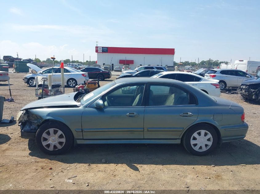 2005 Hyundai Sonata Gl VIN: KMHWF25S95A175603 Lot: 43228826