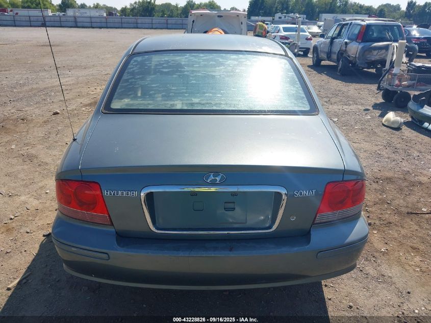 2005 Hyundai Sonata Gl VIN: KMHWF25S95A175603 Lot: 43228826
