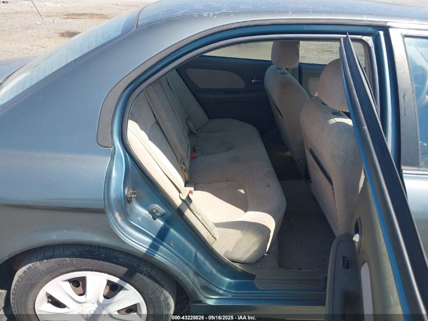 2005 Hyundai Sonata Gl VIN: KMHWF25S95A175603 Lot: 43228826