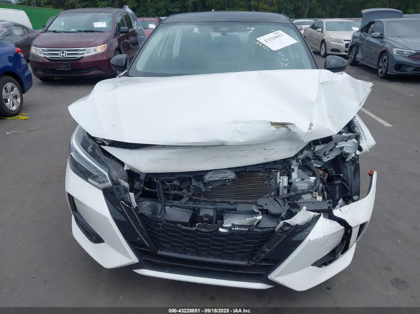 2022 Nissan Sentra Sr Xtronic Cvt VIN: 3N1AB8DVXNY283154 Lot: 43228851