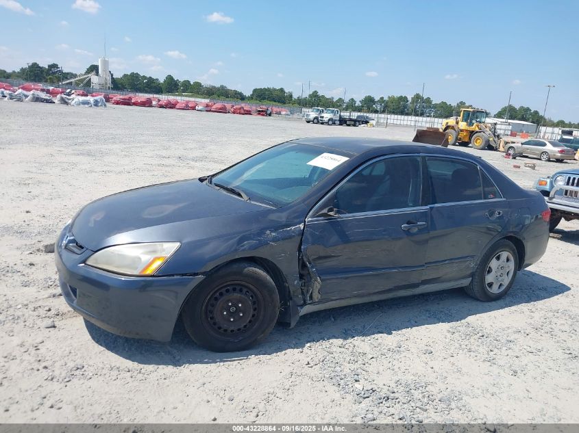 2005 Honda Accord 2.4 Lx VIN: 1HGCM56425A055285 Lot: 43228864
