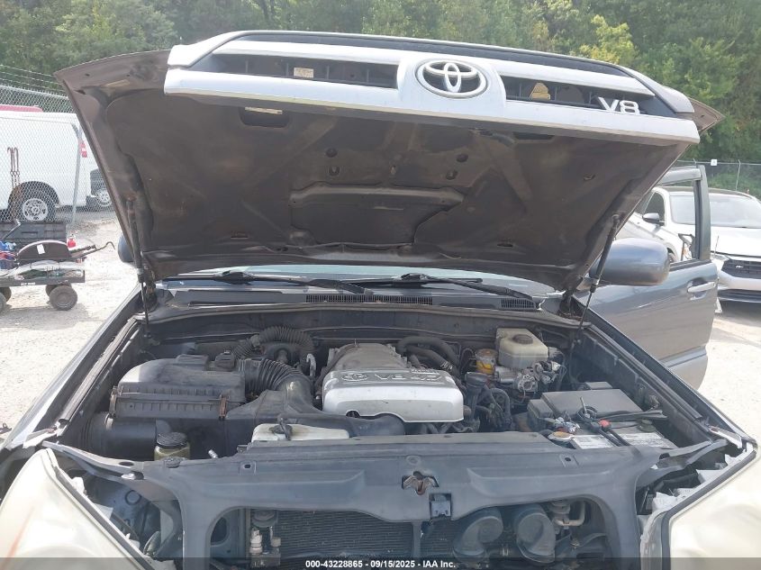 2003 Toyota 4Runner Sr5 Sport V8 VIN: JTEBT14R530021229 Lot: 43228865