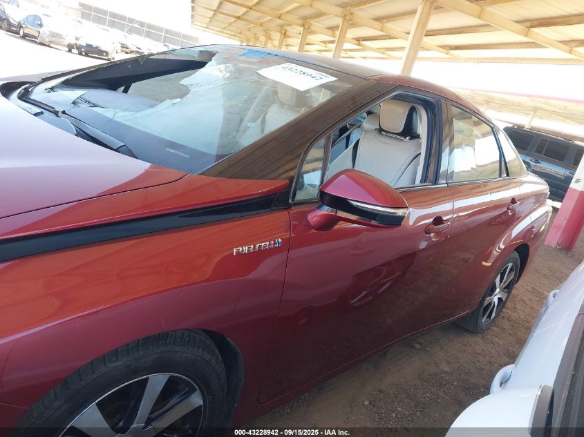 2018 Toyota Mirai VIN: JTDBVRBD1JA005332 Lot: 43228942