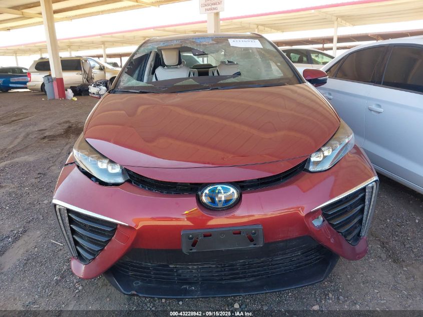 2018 Toyota Mirai VIN: JTDBVRBD1JA005332 Lot: 43228942