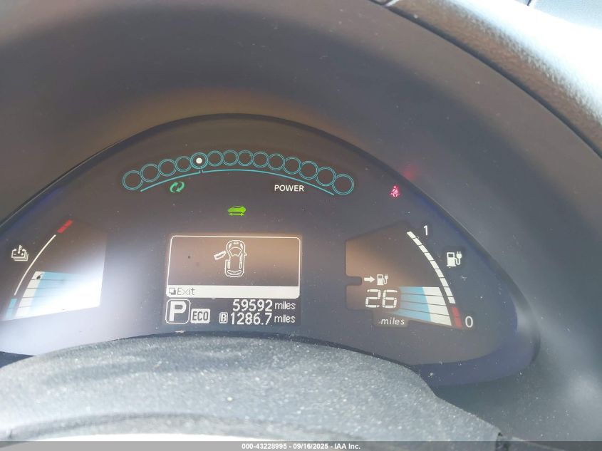 2015 Nissan Leaf S VIN: 1N4AZ0CP3FC329825 Lot: 43228995