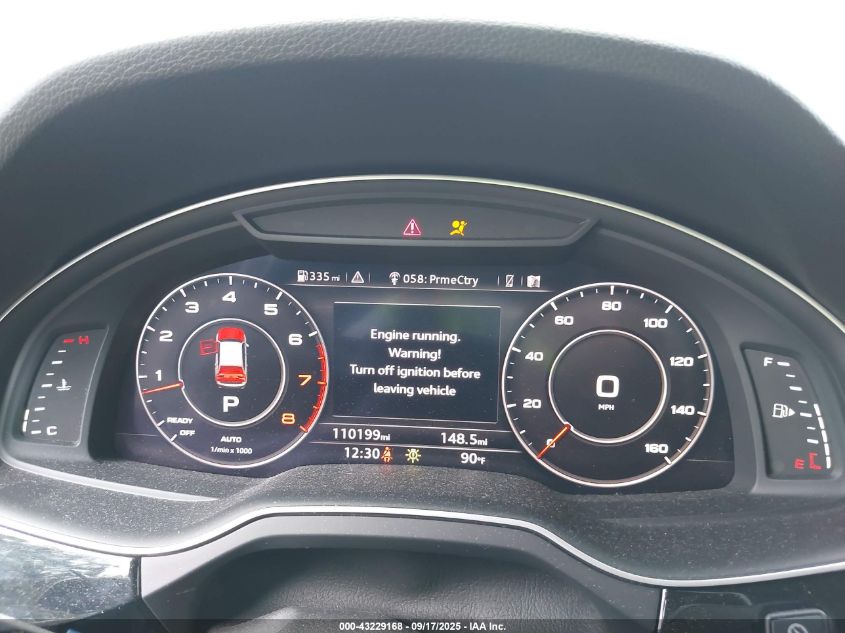 2017 Audi Q7 3.0T Premium VIN: WA1VAAF75HD045740 Lot: 43229168
