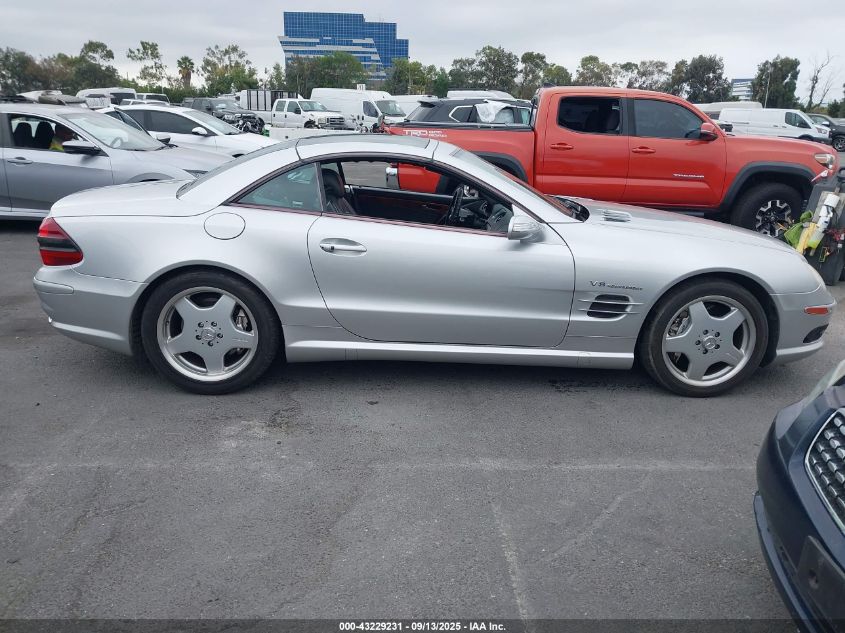 2005 Mercedes-Benz Sl 55 Amg VIN: WDBSK74F95F090729 Lot: 43229231