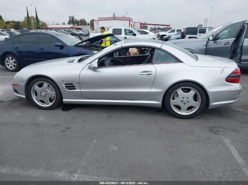2005 Mercedes-Benz Sl 55 Amg VIN: WDBSK74F95F090729 Lot: 43229231