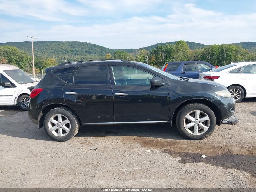 2009 Nissan Murano Sl VIN: JN8AZ18W39W151129 Lot: 43229239